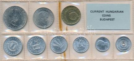 1979. 2f-10Ft 9db klf, érmés forgalmi sor fóliatokban T:1