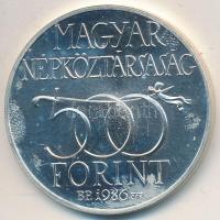 1986. 500Ft Ag "Budavár visszavétele 1686" T:BU ujjlenyomat
Adamo EM97