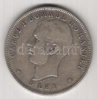 Románia 1906. 5L Ag "Jubileum" T:3 kis ph