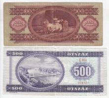 1949. 100Ft + 1990. 500Ft T:III