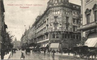 Budapest V. Kossuth Lajos utca,  Erdélyi udvari fényképész műterme, Weiss Gyula üzlete, képeslap füzetből