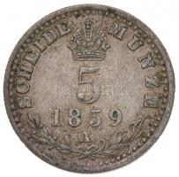 Ausztria 1859A 5kr Ag "Ferenc József" T:2,2- patina
Austria 1859A 5 Kreuzer Ag "Fran...
