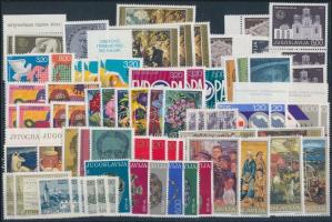 83 db bélyeg, közte ívszéli bélyegek, 83 stamps