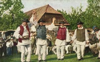 Dancing peasants, folklore from the Balkans; Römmler & Jonas 'Balkan' series I. No. 10