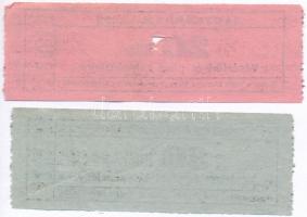 ~1930-1940. 20f + 30f "Nagykőrös M. Város - Vásártéri és piaci helypénzjegy" T:III