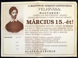 1944 A március 15-i ünnepségek meghívó plakátja