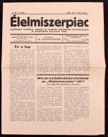 1928 Az Élelmiszerpiac c. újság induló száma