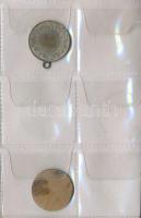 14db-ból álló vegyes fém és bronz sportérem gyűjtemény műbőr albumba rendezve, főleg 1930-as évekből...