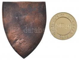 1973. "Milleniumi Regatta - Esztergom" Br emlékérem eredeti tokban (72mm) + ~1980. "T...