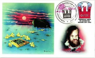 30 db megíratlan modern motívum képeslap, 3 db sakk témájú humoros grafika sorozat / 30 unused moder...