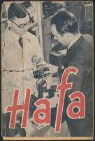 1934 Bp., Hafa(Hatschek és Farkas) fényképészeti, optikai, kino- és rádiószaküzlet, fotólaboratórium képekkel illusztrált katalógusa, 126p