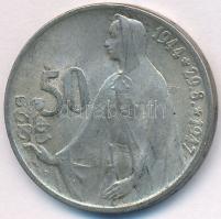 Csehszlovákia 1947. 50K Ag "Szlovák felkelés" T:2
Czechoslovakia 1947. 50 Korun Ag "...