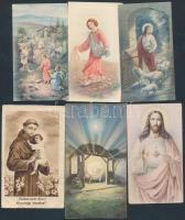 cca 1920-60 Szentképek, különböző méretben és minőségben, cca 100db