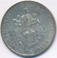 Szlovákia 1944. 10K Ag "Templomon kereszt" T:2,2- patina Slovakia 1944. 10 Korun Ag "...