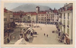 Locarno, Piazza Grande / main square, market