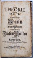 3 db 17-18. századi német nyelvű művészeti kézikönyv: Testelin, Henri: Anmerkungen der fürtrefflichs...