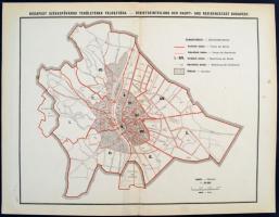cca 1901 Budapesti statisztikai térképek, 5db,különböző méretben és minőségben,  27x18cm, 26x35cm