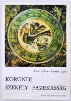 Kocsi Márta, Csomor Lajos: Korondi székely fazekasság. Bp., 1980, Népművelési Propaganda Iroda. Kiadói kissé sérült puhakötésben.