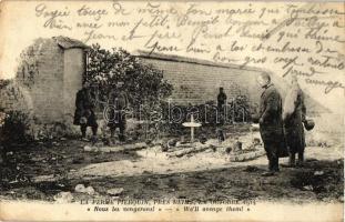 1914 Reims, Pierquin farm, military graves, soldiers (EK)