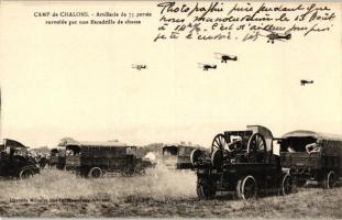 Camp de Chalons, 75th artillery regiment, military aircrafts squadron