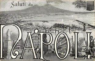 Naples, Napoli; greeting card