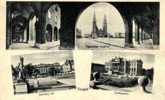 Szeged, Fogadalmi templom, Széchenyi tér, Kultúrpalota (b)