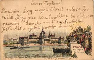 Budapest, Ezredéves Országos Kiállítás,Országház, 5kr Ga. s: Morelli (EB)