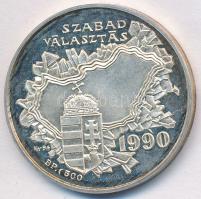 Kiss György (1943-) 1994. "Dr. Antall József / Szabad Választás 1990" Ag emlékérem tanúsít...