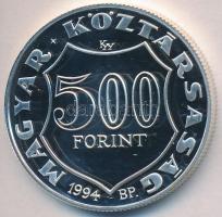 1994. 500Ft Ag "Kossuth Lajos" tanúsítvánnyal T:PP