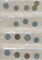 101db-os vegyes külföldi fémpénz tétel albumba rendezve, közte India, Izrael, Kuba, Lengyelország T:vegyes 101pcs of various metal coins in album, including India, Israel, Cuba, Poland C:mixed