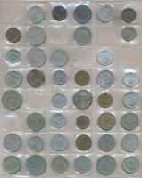 434db-os vegyes külföldi fémpénz tétel albumba rendezve T:vegyes
434pcs of various metal coins in a...