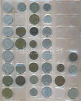 434db-os vegyes külföldi fémpénz tétel albumba rendezve T:vegyes
434pcs of various metal coins in a...