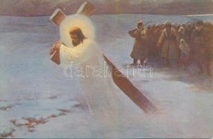 6 db RÉGI katonai motívumlap / 6 old military motive cards