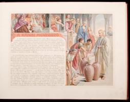 Kiss János - Gergely József: Jézus élete. Bp., 1903, Egyházi Közlöny. Szecessziós képekkel gazdagon ...