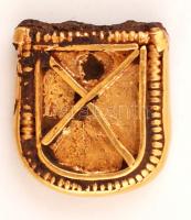 Bizánc? Rekeszes övveret 18K aranyból 6,4g / Byzantine belt part made of 18K gold 6,4g