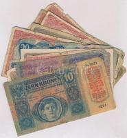 30db-os vegyes korona bankjegy tétel T:vegyes