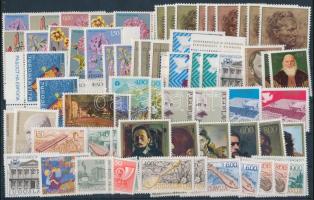 73 stamps, 73 db bélyeg, közte ívszéli bélyegek