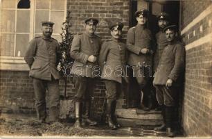 5. bayer Res Division, Bayer Res. Jager-Batt. 1. 2. Kompagnie / WWI Bavarian soldiers, Vzfldw. Gg. Stephl group photo