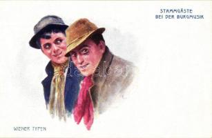 Wiener Typen - Stammgaste bei der Burgmusik, B.K.W.I. 917-16.