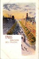 Paris, Boulevard des Italiens s: A. Hanche (EK)