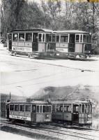 2 db régi villamos fotó