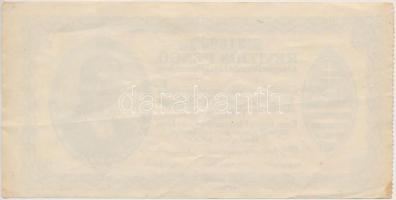 Budapest 1930. "Revíziós Pengő" arcképes változat, kitöltetlen, felülbélyegzett T:III