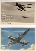 2 db repülőgépes lap