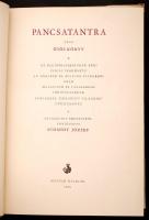 Pancsatantra azaz ötöskönyv. Fordította Schmidt József. Bp., 1959, Magyar Helikon. Kiadói félvászonk...