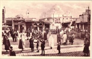 Tunis, Place Bab-Souika / square, folklore (b)
