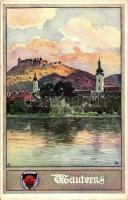 Mautern an der Donau, Deutscher Schulverein Karte No. 178, German art postcard, s: AR