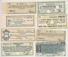 69db-os vegyes magyar és külföldi részvény és kötvény szelvény tétel T:vegyes