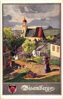 Bisamberg; Deutscher Schulverein Karte No. 384, German art postcard, s: AR (Rb)