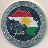 Kurdisztán 2014. 5000D Cu-Ni &quot;Függetlenség&quot; T:PP ujjlenyomat Kurdistan 2014. 5000 Dinars Cu-Ni &quot;Independence&quot; C:PP fingerprint