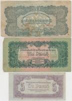 1944. 1P-100P (10x) "A Vörös Hadsereg Parancsnoksága" T:vegyes